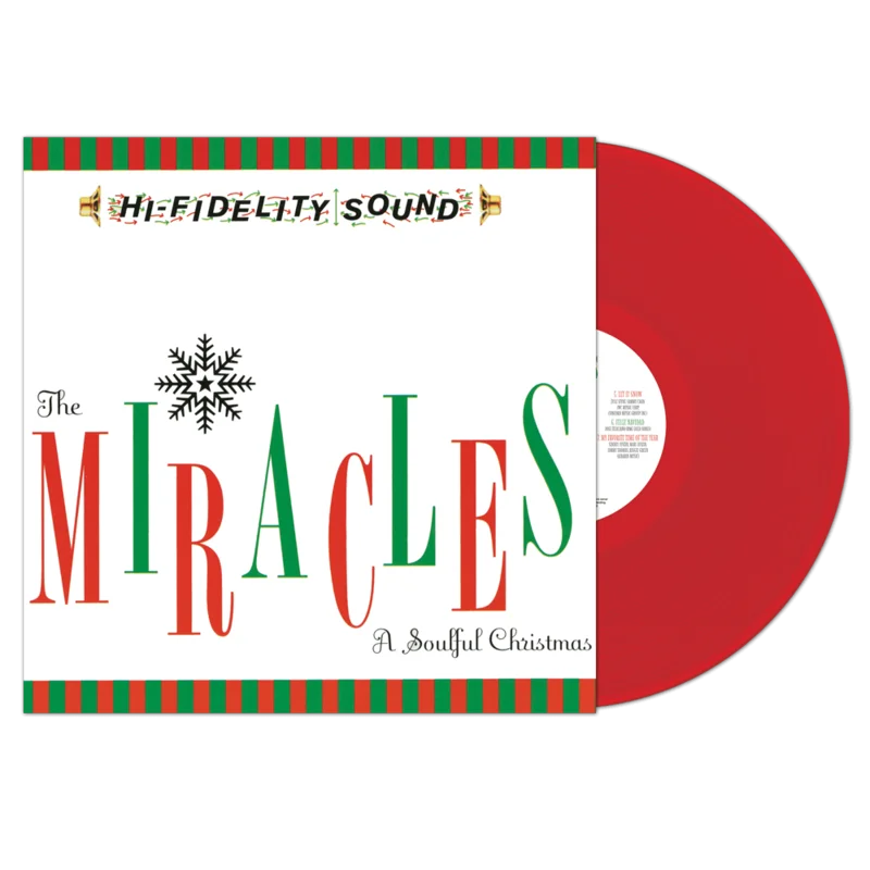 THE MIRACLES - A SOULFUL CHRISTMAS - RED COLOR - VINYL LP