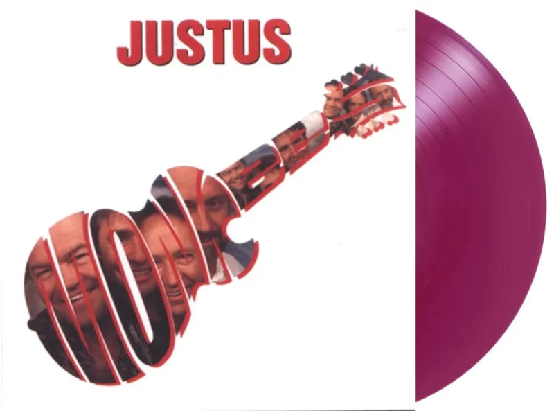 THE MONKEES 'JUSTUS' ANNIVERSARY 180G LP - GATEFOLD COVER - CLEAR VIOLET