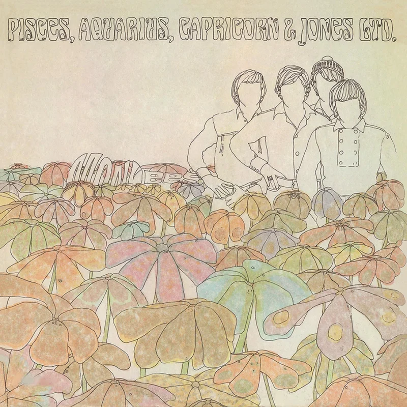 THE MONKEES 'PISCES, AQUARIUS, CAPRICORN & JONES LTD.' LP - TURQUOISE AQUA