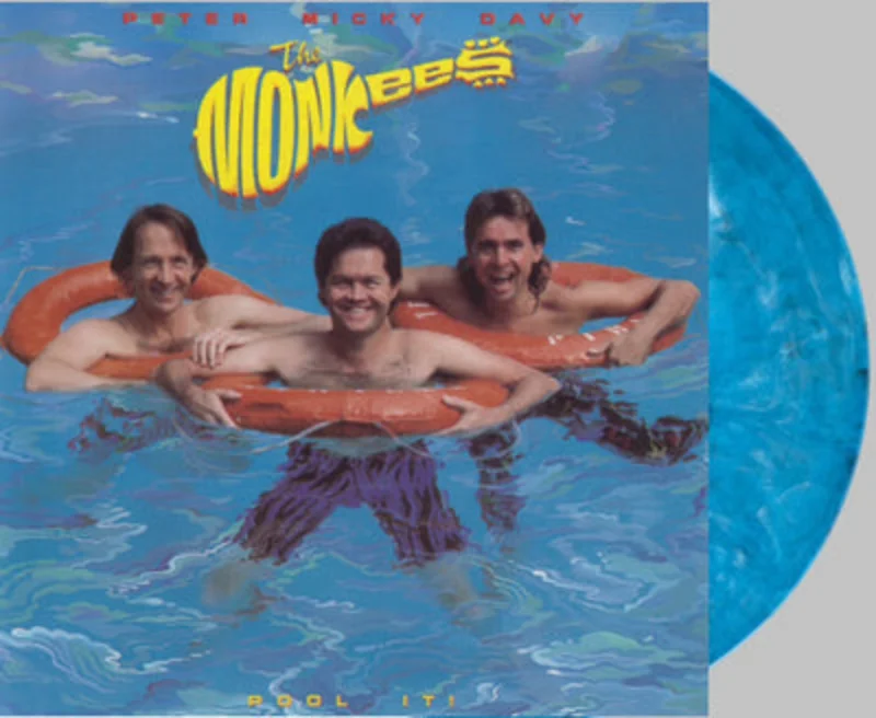 THE MONKEES 'POOL IT' ANNIVERSARY EDITION LP - BLUE SWIRL