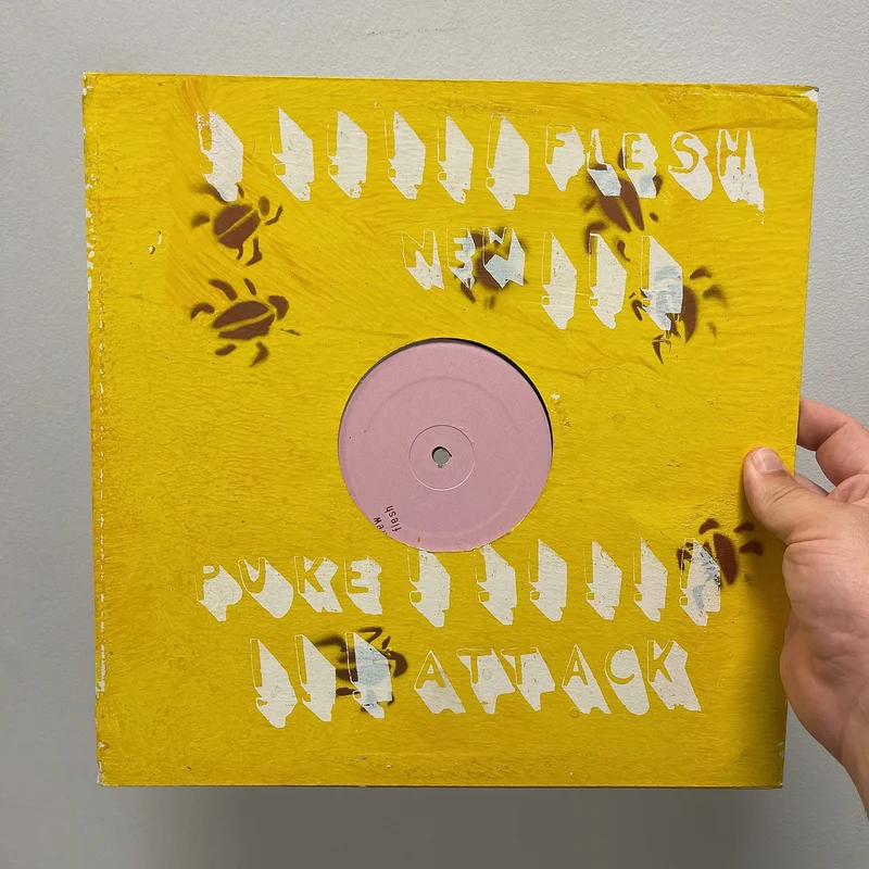 The New Flesh / Pukeattack!: Love Cums First 12"