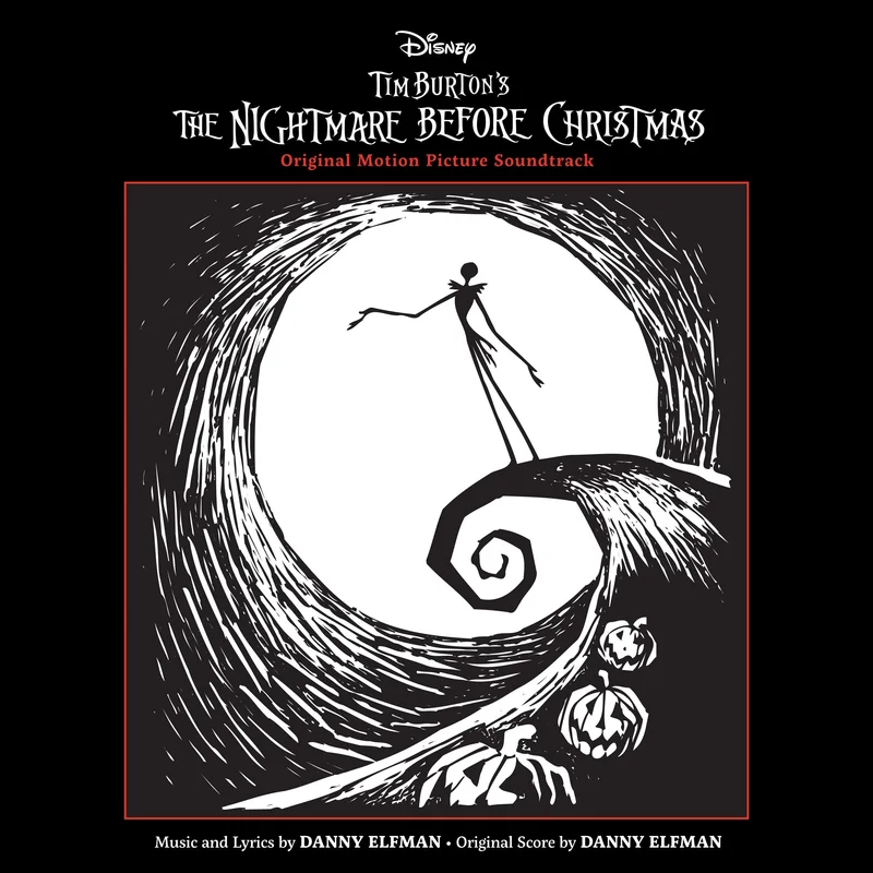 THE NIGHTMARE BEFORE CHRISTMAS SOUNDTRACK 2LP - ZOETROPE PICTURE DISC