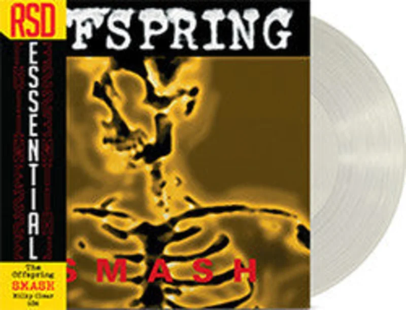 THE OFFSPRING 'SMASH' LP - MILKY CLEAR