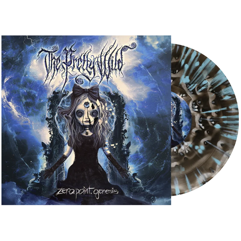 THE PRETTY WILD ZERO.POINT.GENESIS LP - EXCLUSIVE - LTD. 100 - BACK ICE CLOUDY/BABY BLUE SPLATTER