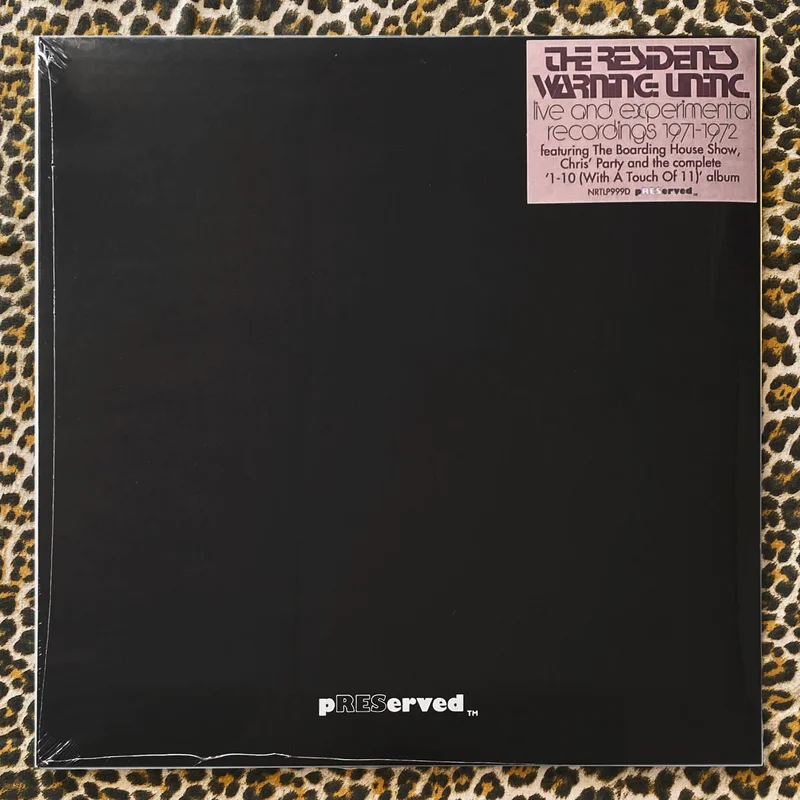 The Residents: Warning Uninc 12" (RSD 2022)
