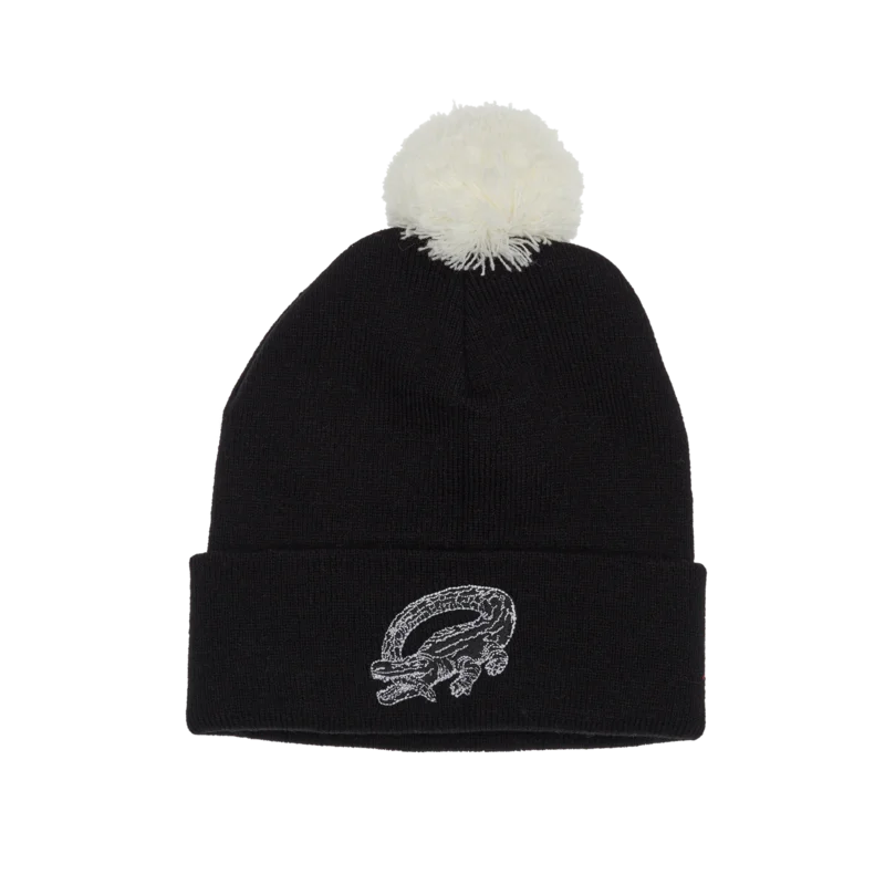 The Ride Beanie With White Bobble