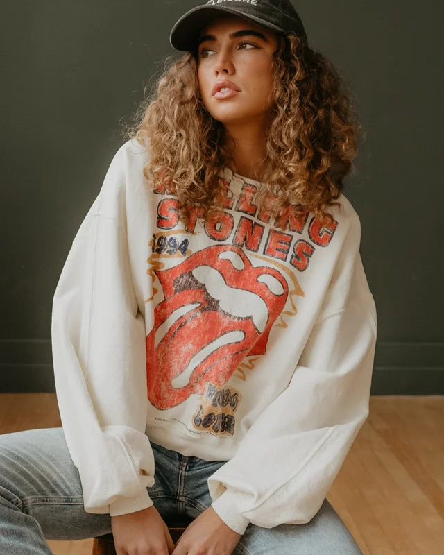 THE ROLLING STONES - 1994 VOODOO LOUNGE SWEATSHIRT Ivory