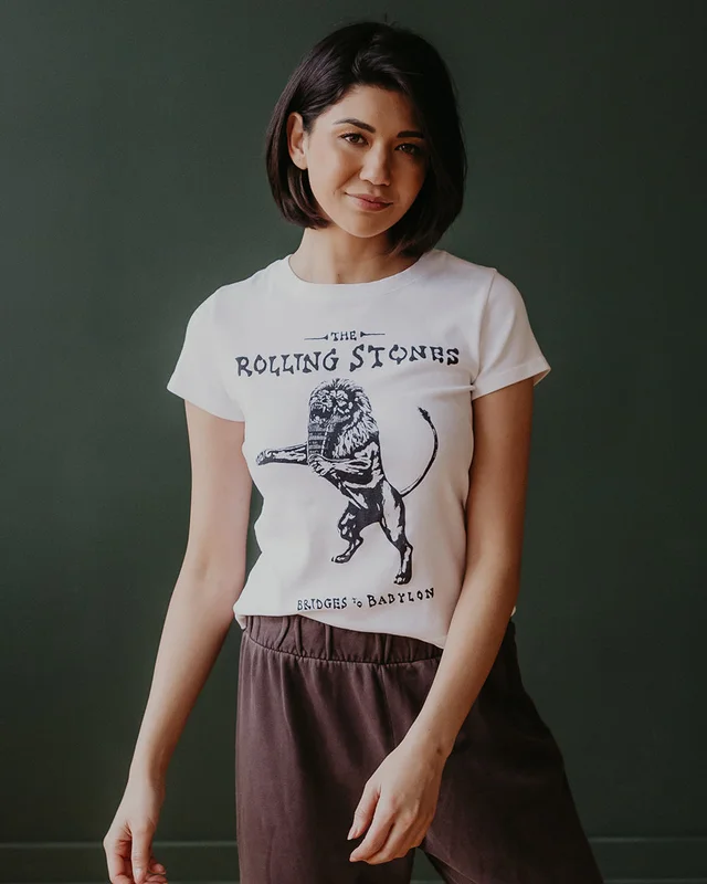 THE ROLLING STONES - BRIDGES TO BABYLON T-SHIRT Rose Water