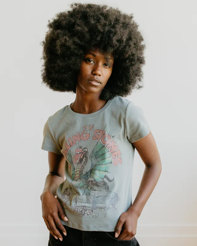 THE ROLLING STONES - DRAGON STADIUM T-SHIRT Sage