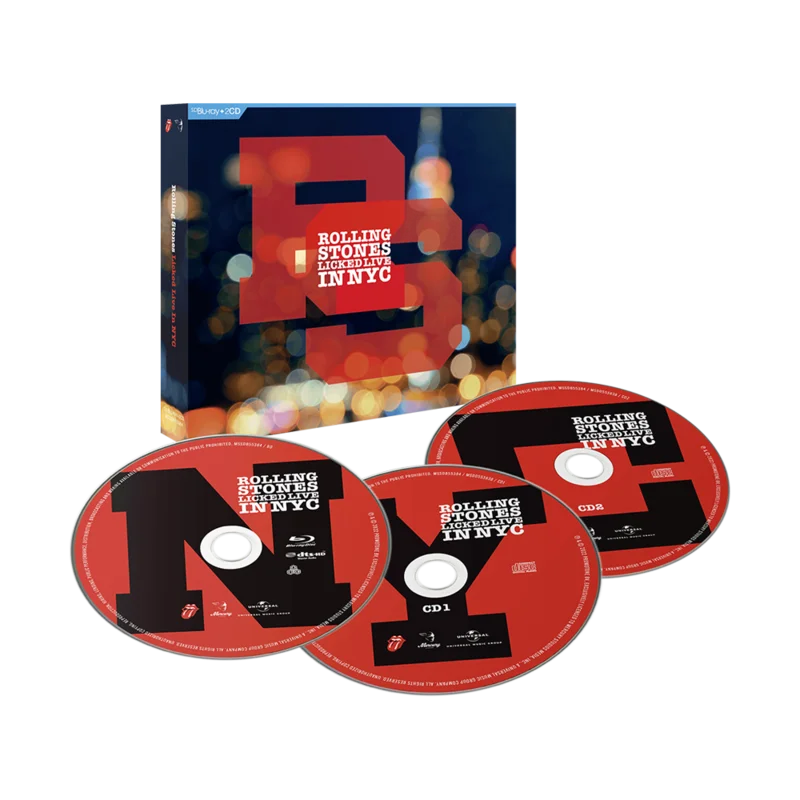 THE ROLLING STONES 'LICKED LIVE IN NYC' 2CD + BLU-RAY