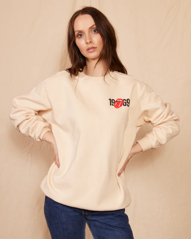 THE ROLLING STONES - LONDON 1969 SWEATSHIRT Sepia