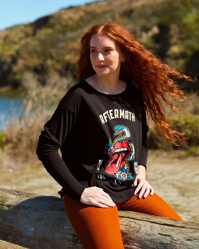 THE ROLLING STONES - PAINT IT BLACK LONG SLEEVE T-SHIRT Black