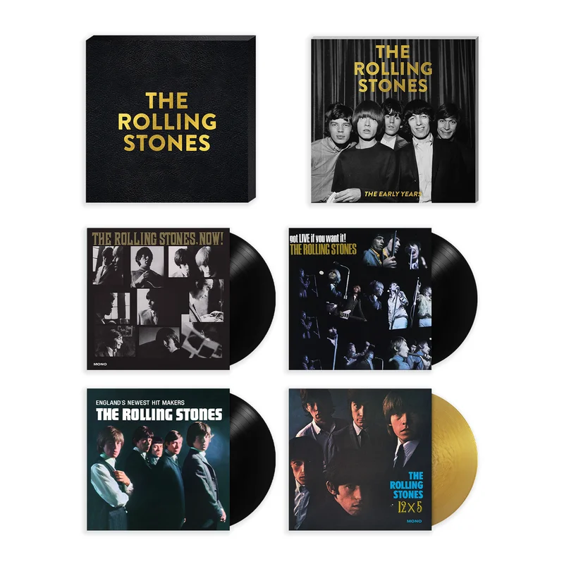 THE ROLLING STONES x GOLDMINE "EARLY YEARS" SPECIAL COLLECTORS EDITION SOFTCOVER BOOK + 4LP IN HEAVY DUTY NUMBERED BOX - EXCLUSIVE - LTD. 300