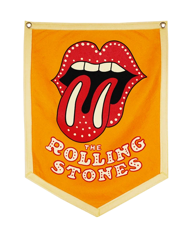 THE ROLLING STONES x OXFORD PENNANT - CAMP FLAG