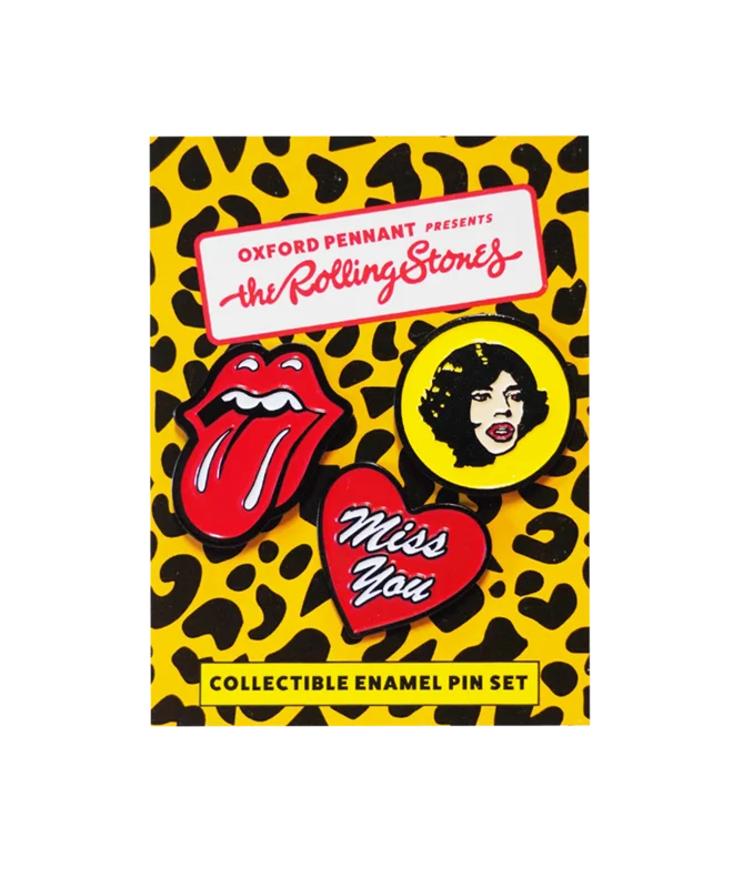 THE ROLLING STONES x OXFORD PENNANT - STONES PIN PACK