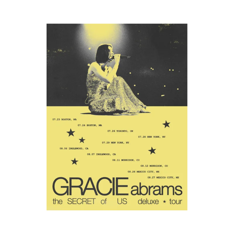 The Secret of Us Deluxe Tour 2025 Poster