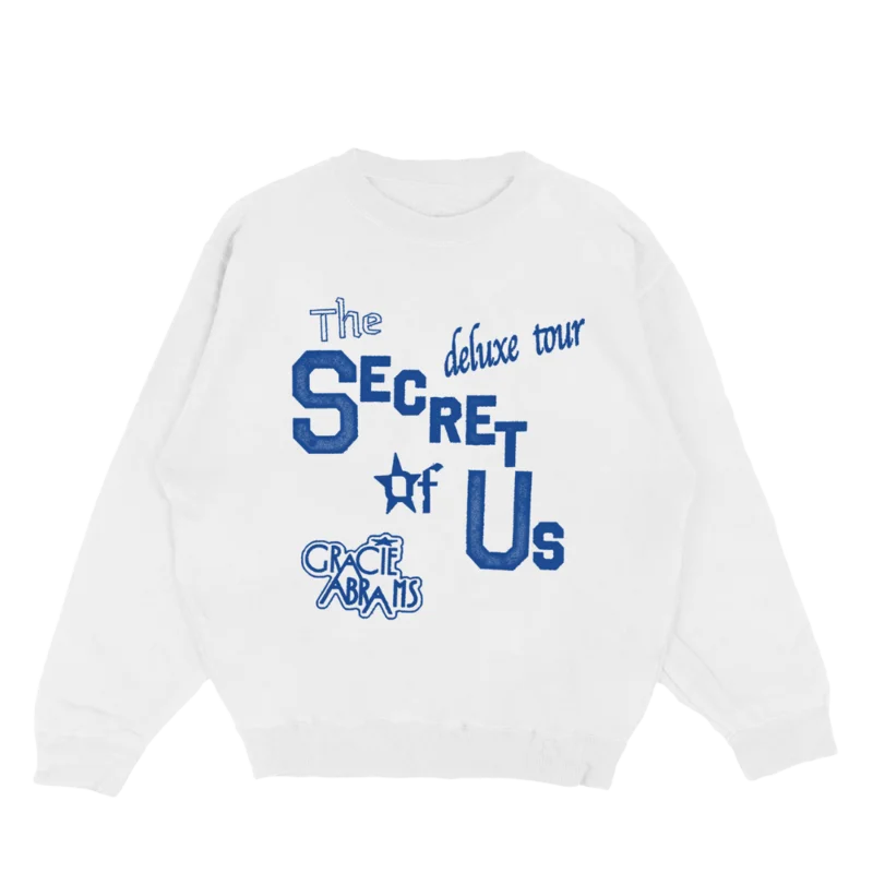 The Secret of Us Deluxe White Tour Crewneck
