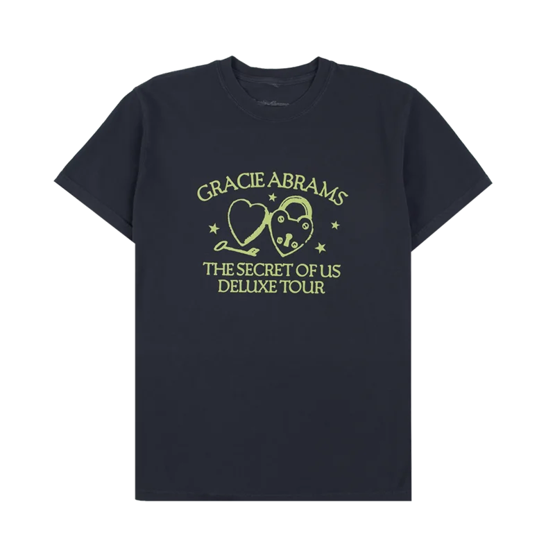 The Secret of Us Navy Locket T-Shirt