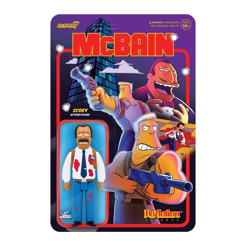 THE SIMPSONS REACTION WAVE 1 'SCOEY' ACTION FIGURE