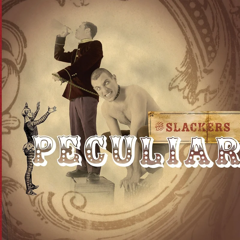 THE SLACKERS 'PECULIAR' LP + 7" EP - BLUE