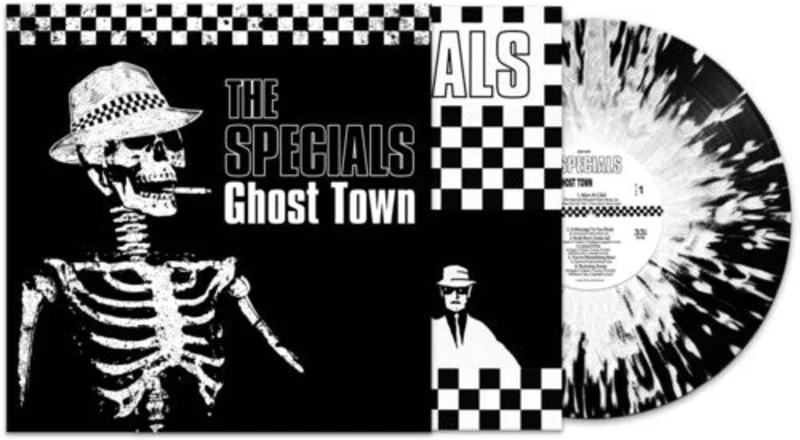 THE SPECIALS 'GHOST TOWN' LP - BLACK/WHITE/SPLATTER