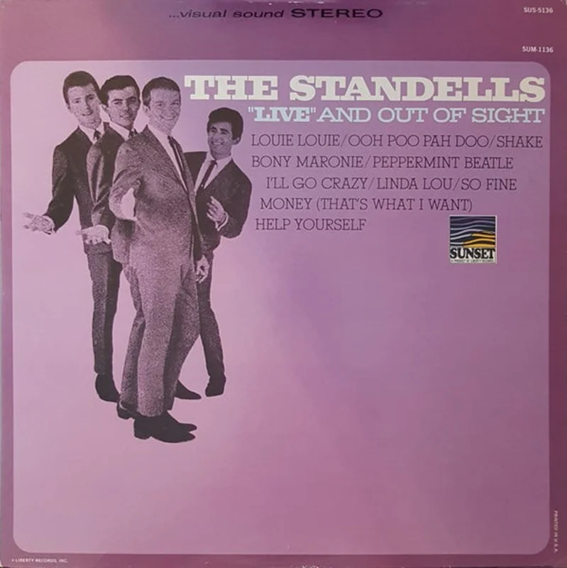 The Standells: "Live" And Out Of Sight 12"
