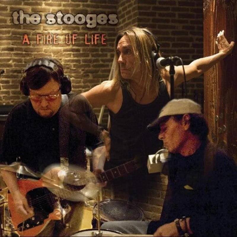 THE STOOGES 'A FIRE OF LIFE' 2LP - ORANGE