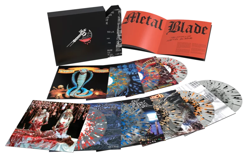 THE STORY OF METAL BLADE LIMITED EDITION VINYL BOX SET FT. CANNIBAL CORPSE, GWAR, KING DIAMOND
