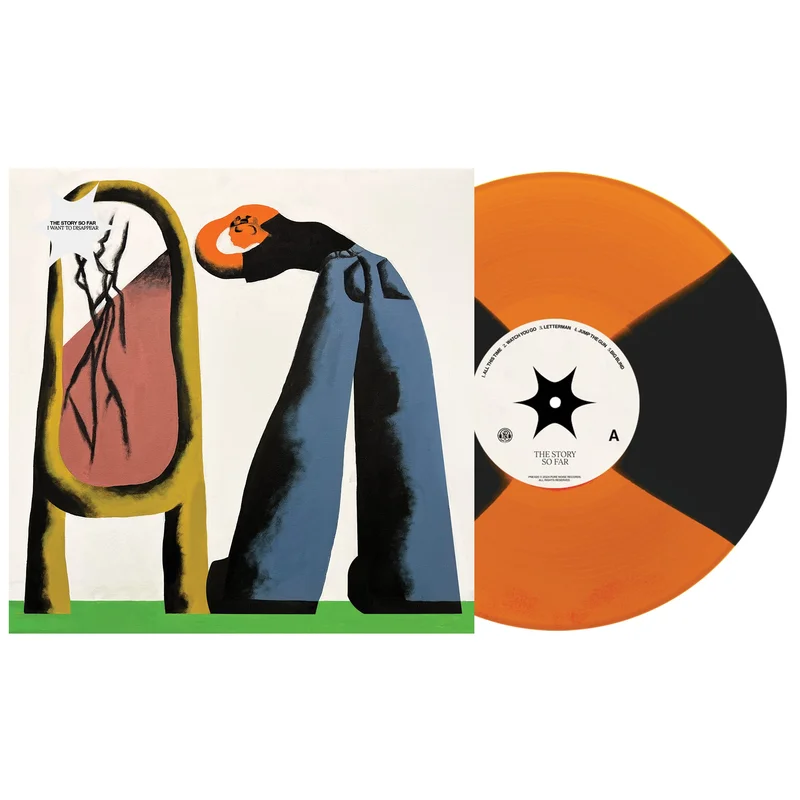 THE STORY SO FAR I WANT TO DISAPPEAR LP - EXCLUSIVE - LTD. 500 - ORANGE CRUSH/BLACK BUTTERFLY