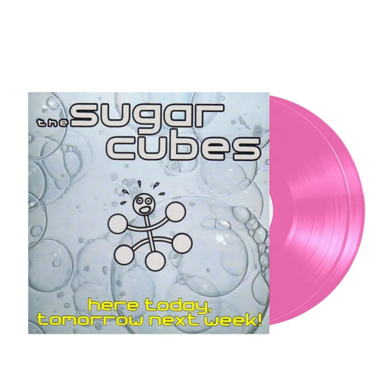 THE SUGARCUBES 'HERE TODAY, TOMORROW NEXT WEEK' 2LP - PINK