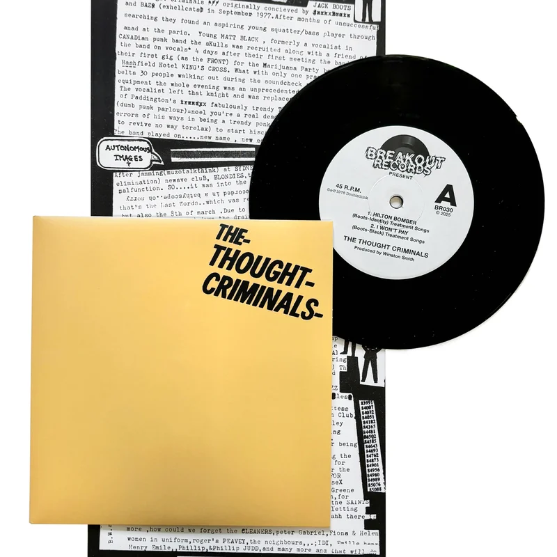The Thought Criminals: Hilton Bomber 7"