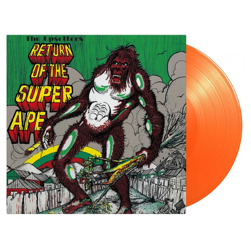 THE UPSETTERS 'RETURN OF THE SUPER APE' LP - LTD. - IMPORT - ORANGE