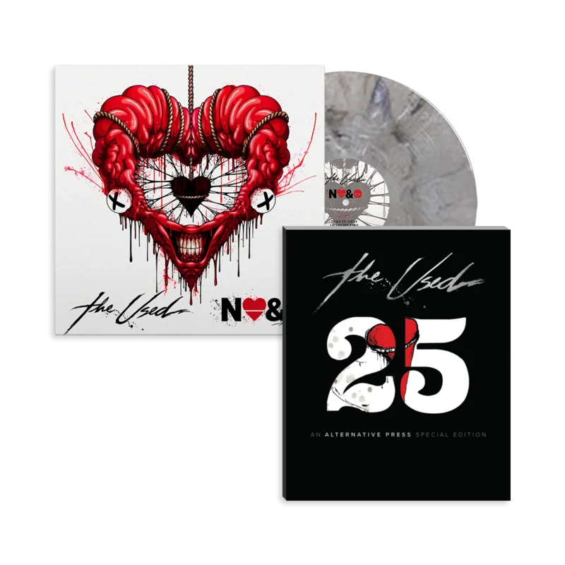 THE USED IN LOVE AND DEATH LP + AP SPECIAL COLLECTOR'S EDITION MAGAZINE - EXCLUSIVE - LTD. 500 - GHOST