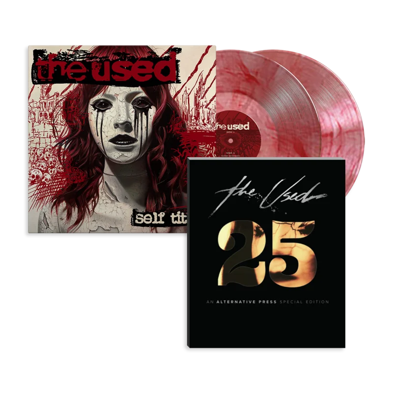THE USED THE USED 2LP + AP SPECIAL COLLECTOR'S EDITION MAGAZINE - EXCLUSIVE - LTD. 500 - BLOODSHOT