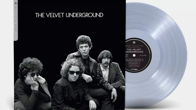 THE VELVET UNDERGROUND 'NOW PLAYING' LP - SILVER