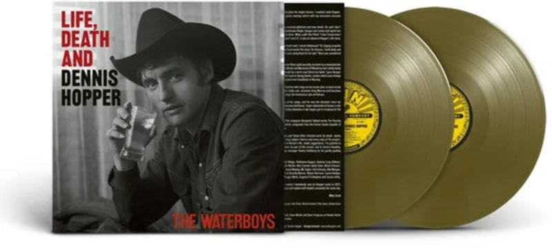 THE WATERBOYS - LIFE, DEATH AND DENNIS HOPPER - BURNT GOLD COLOR - 2-LP - VINYL LP