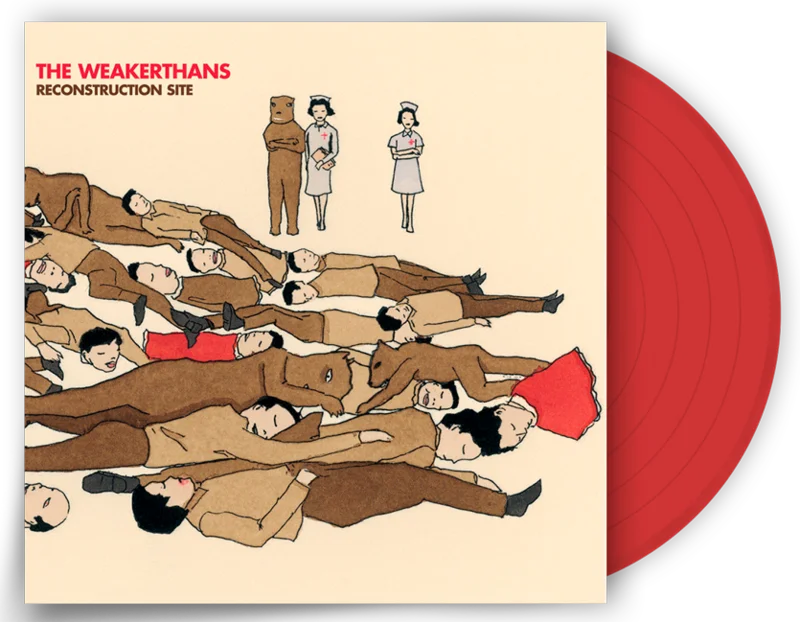 THE WEAKERTHANS 'RECONSTRUCTION SITE' LP - EXCLUSIVE - LTD.300 - TRANSLUCENT RUBY RED