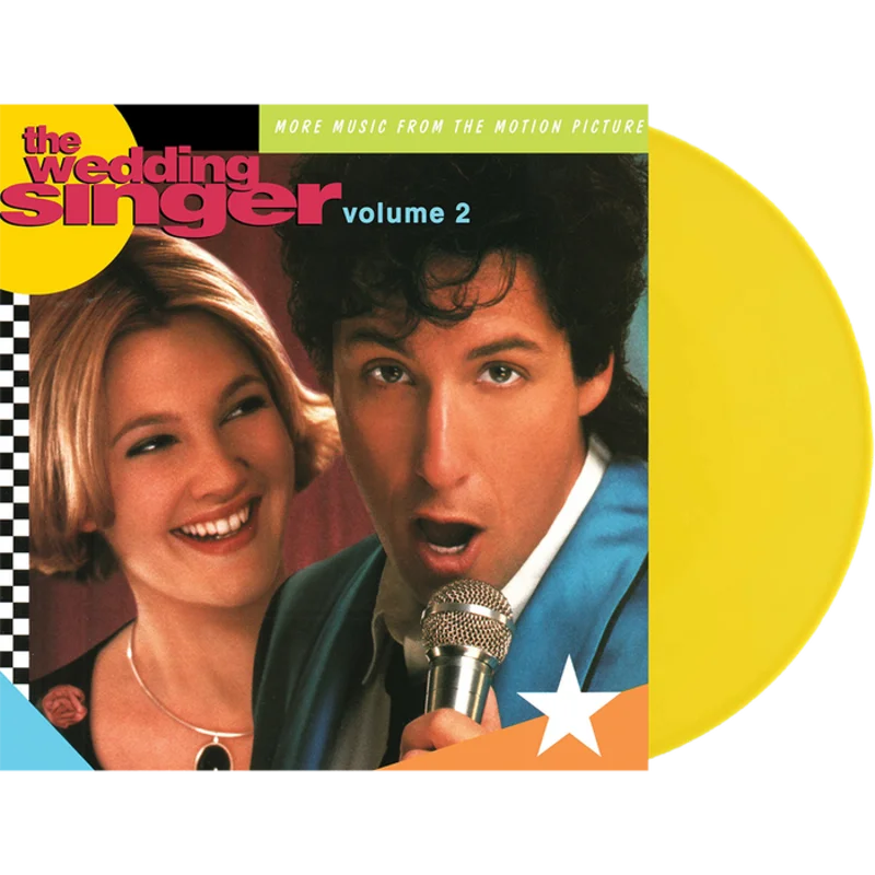 THE WEDDING SINGER VOLUME 2 - MORE MUSIC FROM THE MOTION PICTURE LP - YELLOW
