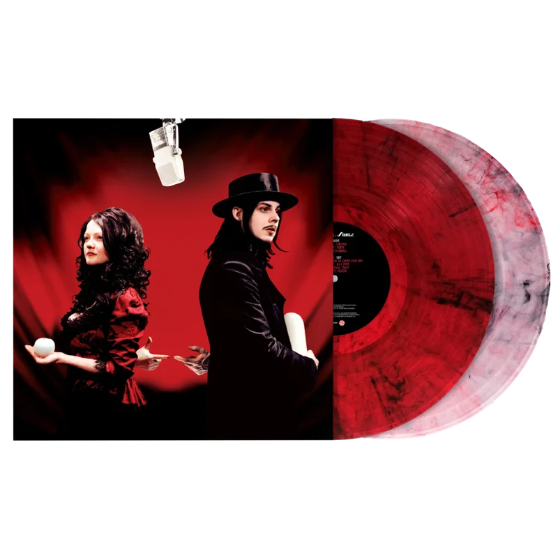 THE WHITE STRIPES - GET BEHIND ME SATAN - 20TH ANNIVERSARY EDITION - RED & CLEAR SPLATTER COLOR - 2-LP - VINYL LP