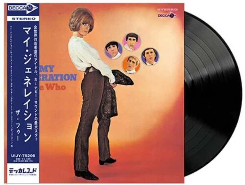 THE WHO 'MY GENERATION' JAPANESE EDITION LP - LTD.