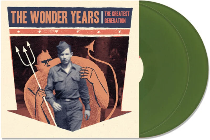 THE WONDER YEARS THE GREATEST GENERATION 2LP - OLIVE GREEN