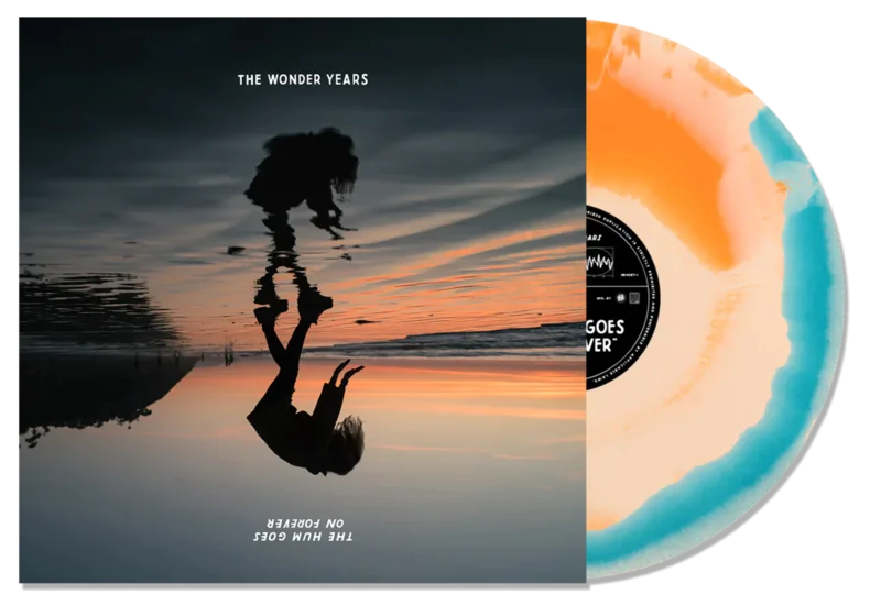 THE WONDER YEARS 'THE HUM GOES ON FOREVER' LP - LTD. 300 - ORANGE/BONE/BLUE SWIRL