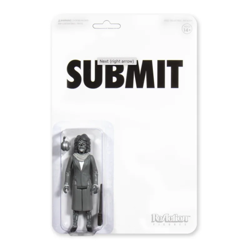 THEY LIVE REACTION FIGURE - FEMALE GHOUL - BLACK/WHITE