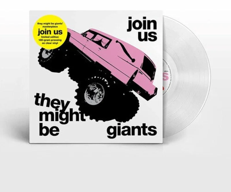THEY MIGHT BE GIANTS 'JOIN US' LP - CLEAR