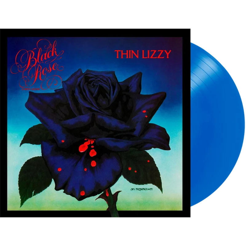 THIN LIZZY 'BLACK ROSE - A ROCK LEGEND' LP - TRANSLUCENT BLUE