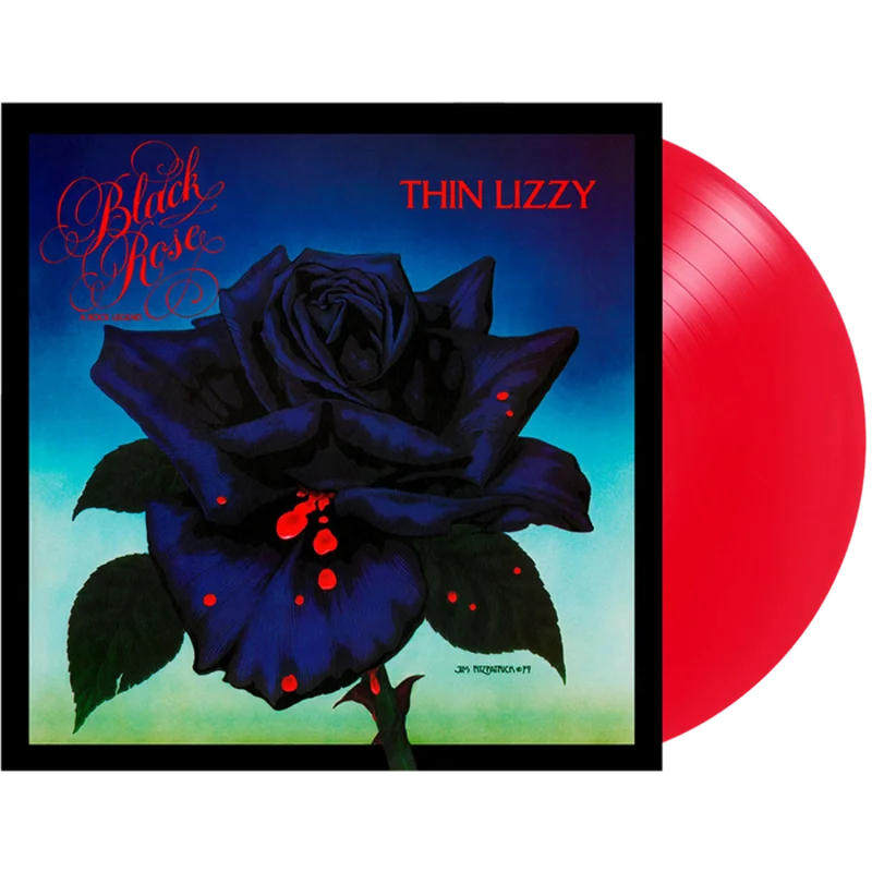 THIN LIZZY 'BLACK ROSE - A ROCK LEGEND' LP - TRANSLUCENT RED