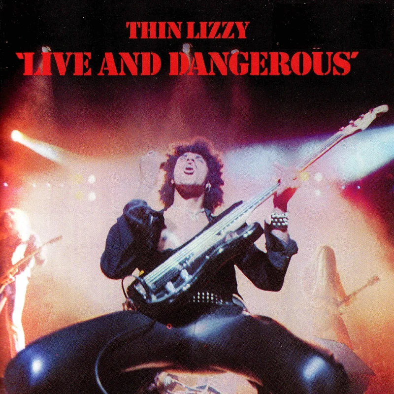 THIN LIZZY 'LIVE AND DANGEROUS' 2LP - TRANSLUCENT RED