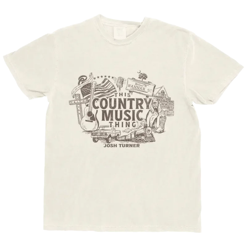 This Country Music Thing Ivory Tee