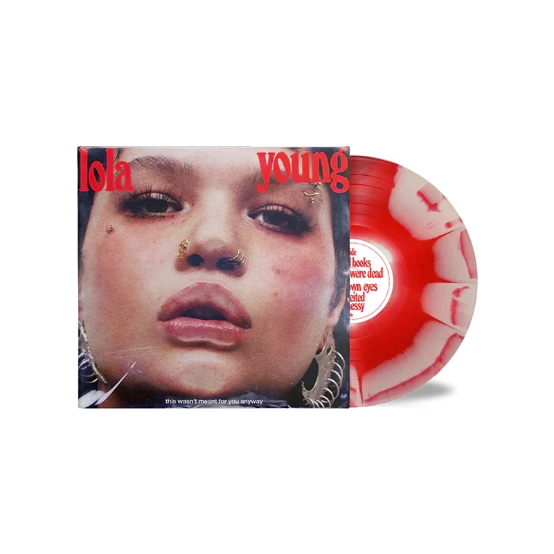 this wasn't meant for you anyway: red/white sunburst vinyl