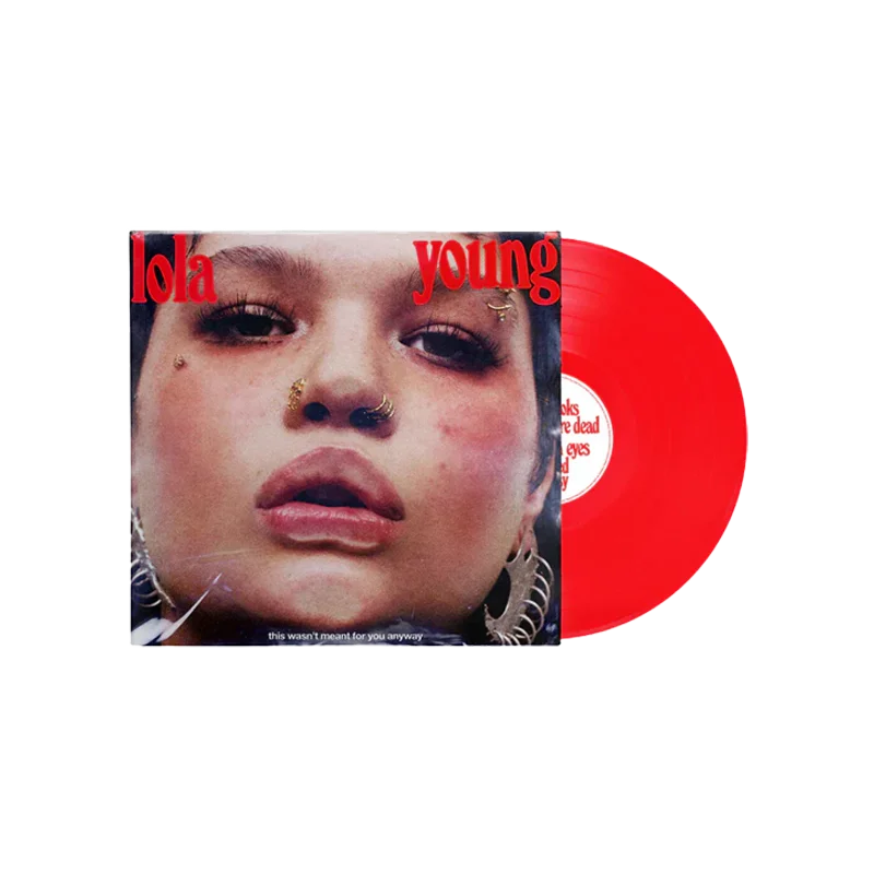 this wasn't meant for you anyway: transparent red vinyl